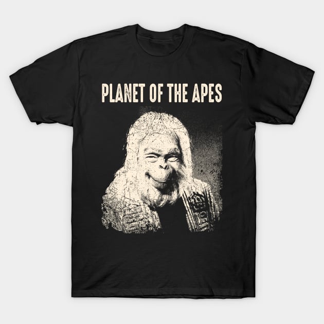 Portrait Planet Fiction Movie T-Shirt by JaylahKrueger